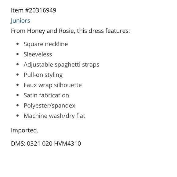 Homecoming Honey & Rose Dress - Picture 3 of 4